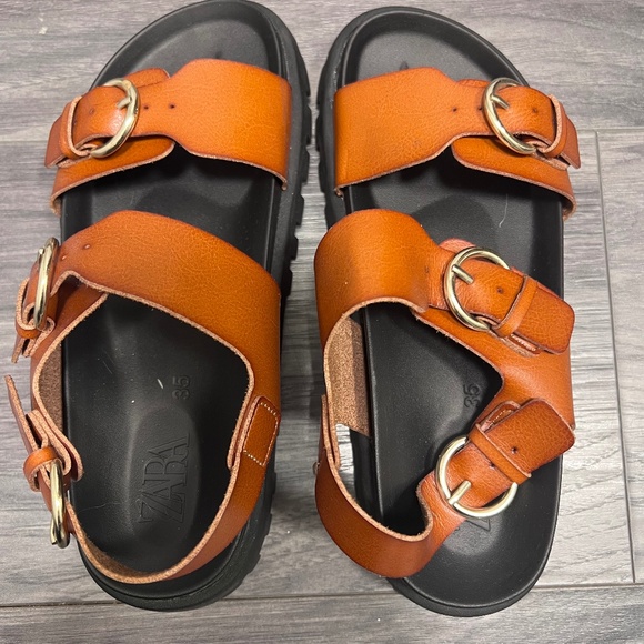 ZARA SANDALS SIZE 5 - Picture 1 of 6